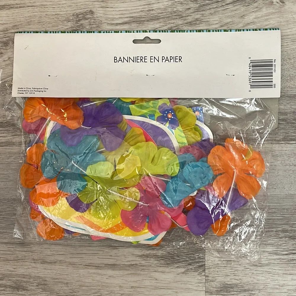 New In Package Flower Garland Multi-Color - Free Added to Any Bundle of 2